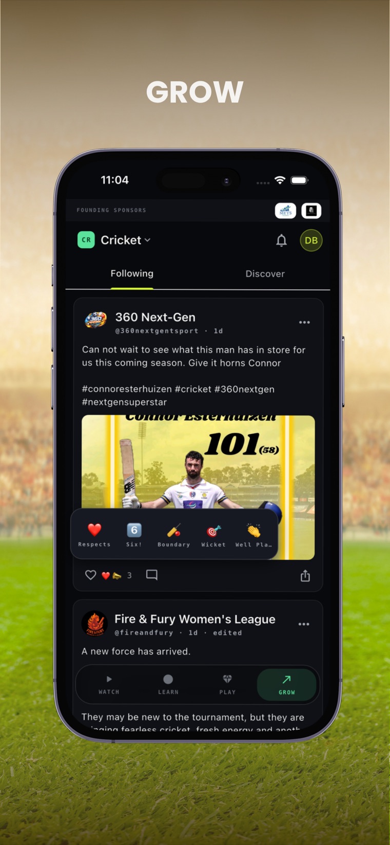 360 Next-Gen — Grow: follow creators